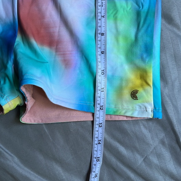 Citrus reversible tie dye swim/active shorts - Picture 12 of 14